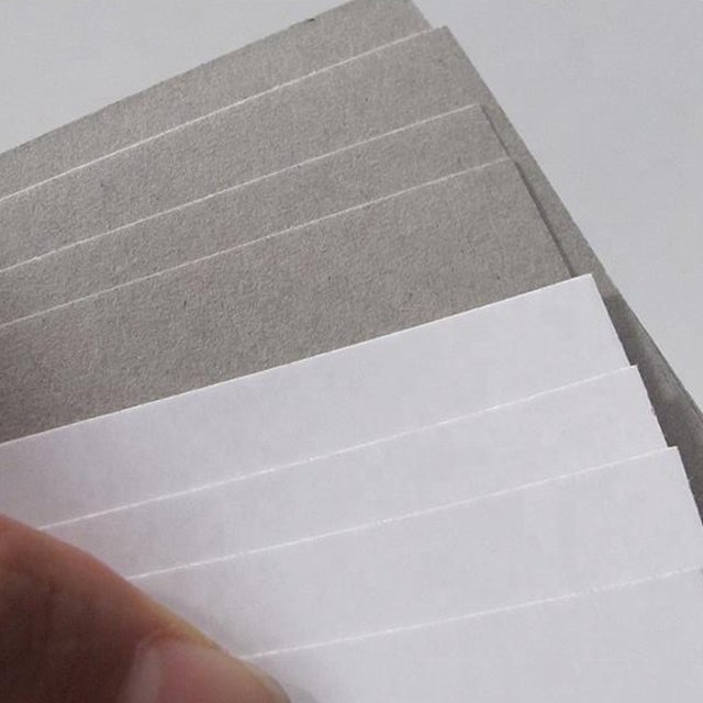 250gsm 300gsm 400gsm 500gsm Duplex Grey Back Paper Board Gray Cardboard Sheets