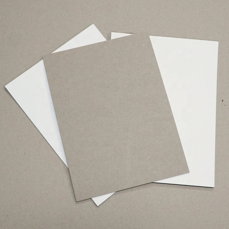 250gsm 300gsm 400gsm 500gsm Duplex Grey Back Paper Board Gray Cardboard Sheets
