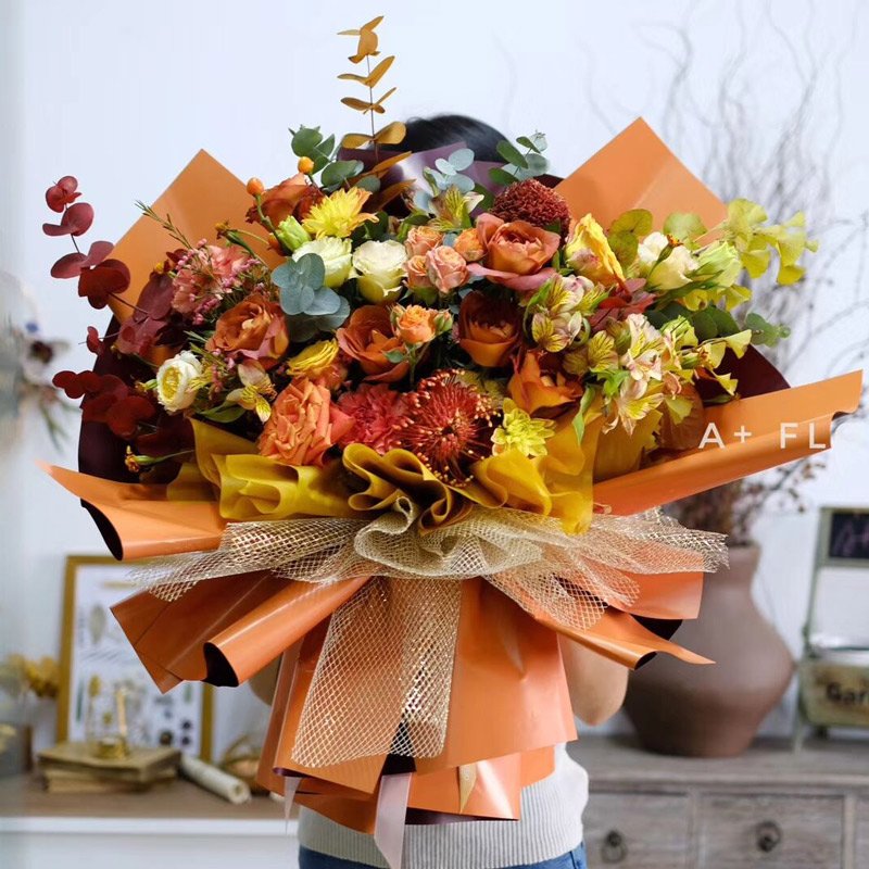 JOYWOOD 2023 New Product Gift Paper Bouquet Flower Wrapping Paper WRAPPING PAPER FOR PACKAGE