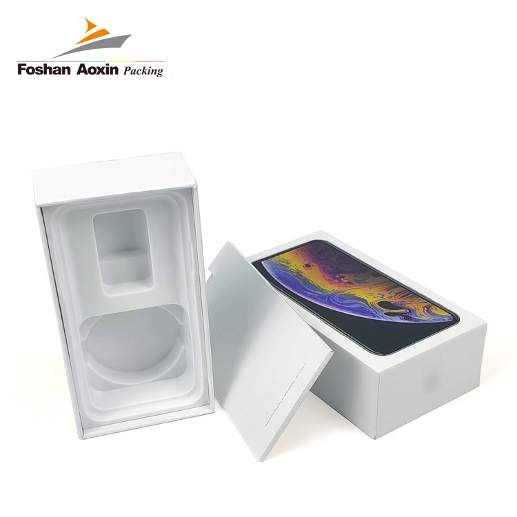 Factory Custom Free Design High Quality Electronic Stationery Hard Paper Packaging Mobile Phone Boxes For Iphoe Box