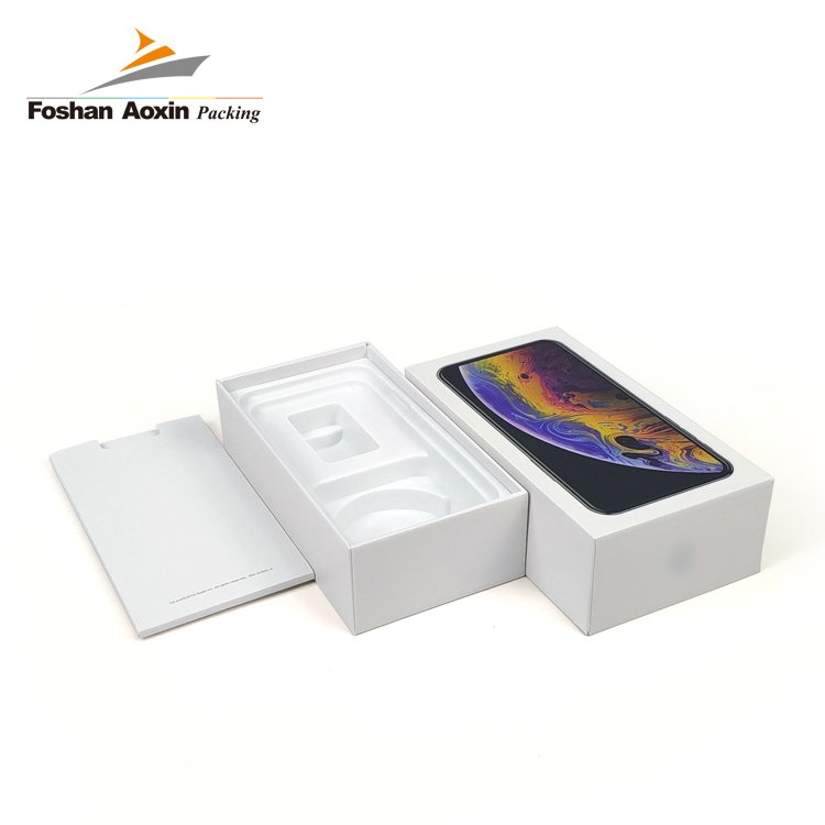 Factory Custom Free Design High Quality Electronic Stationery Hard Paper Packaging Mobile Phone Boxes For Iphoe Box