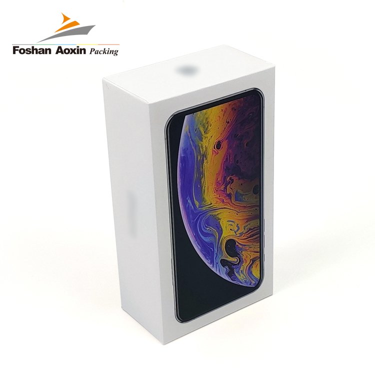Factory Custom Free Design High Quality Electronic Stationery Hard Paper Packaging Mobile Phone Boxes For Iphoe Box