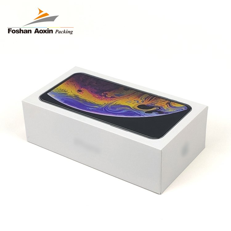 Factory Custom Free Design High Quality Electronic Stationery Hard Paper Packaging Mobile Phone Boxes For Iphoe Box