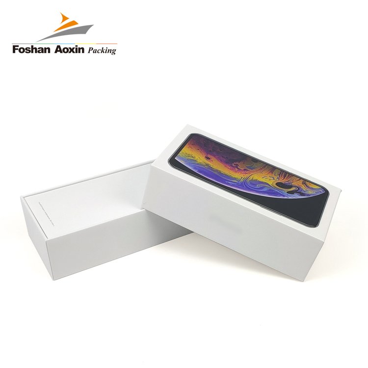 Factory Custom Free Design High Quality Electronic Stationery Hard Paper Packaging Mobile Phone Boxes For Iphoe Box