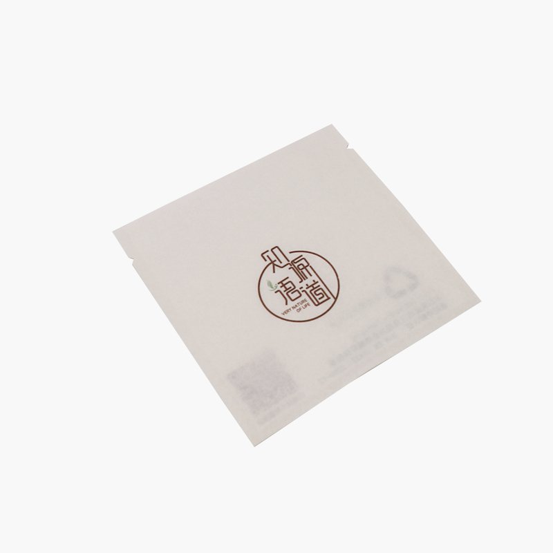 Wholesales Custom Printed Small Cotton Paper Food Package 3 Side Heat Sealing Bags Filter Tea Bag