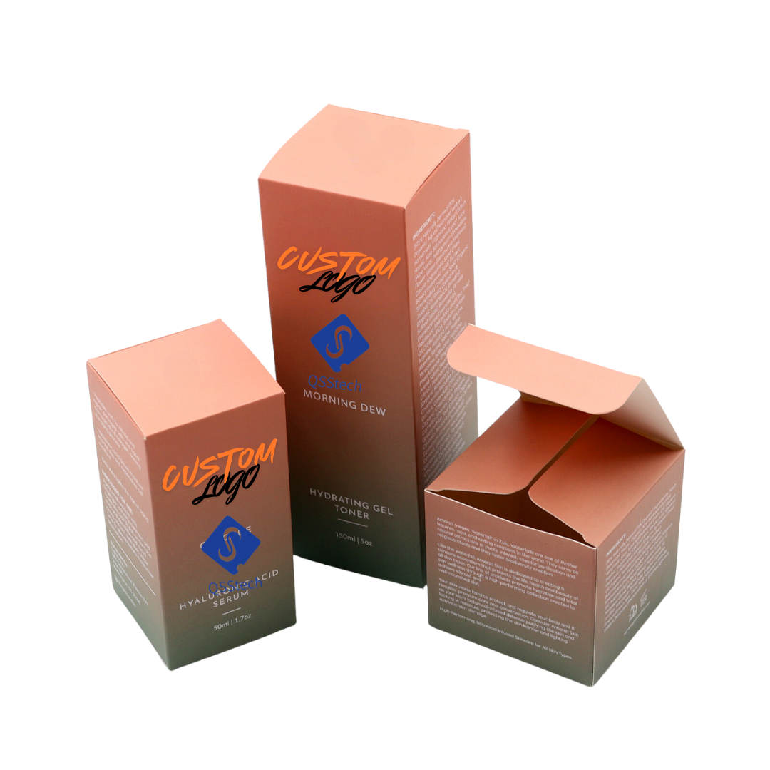 Wholesale Hot Style packaging paper cosmetic box for facial cleaner
