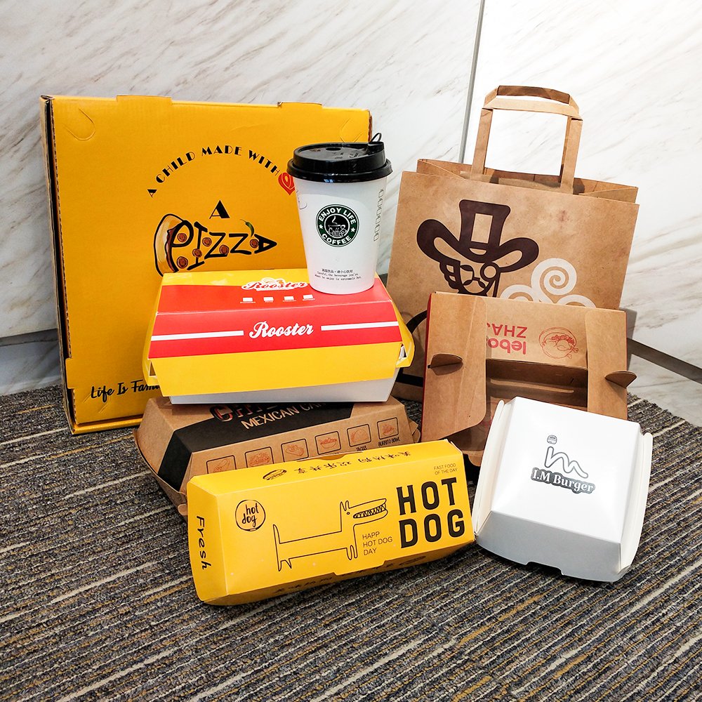 Custom print logo disposable japanese to go octopus balls packaging containers takeaway food pack paper takeout takoyaki box