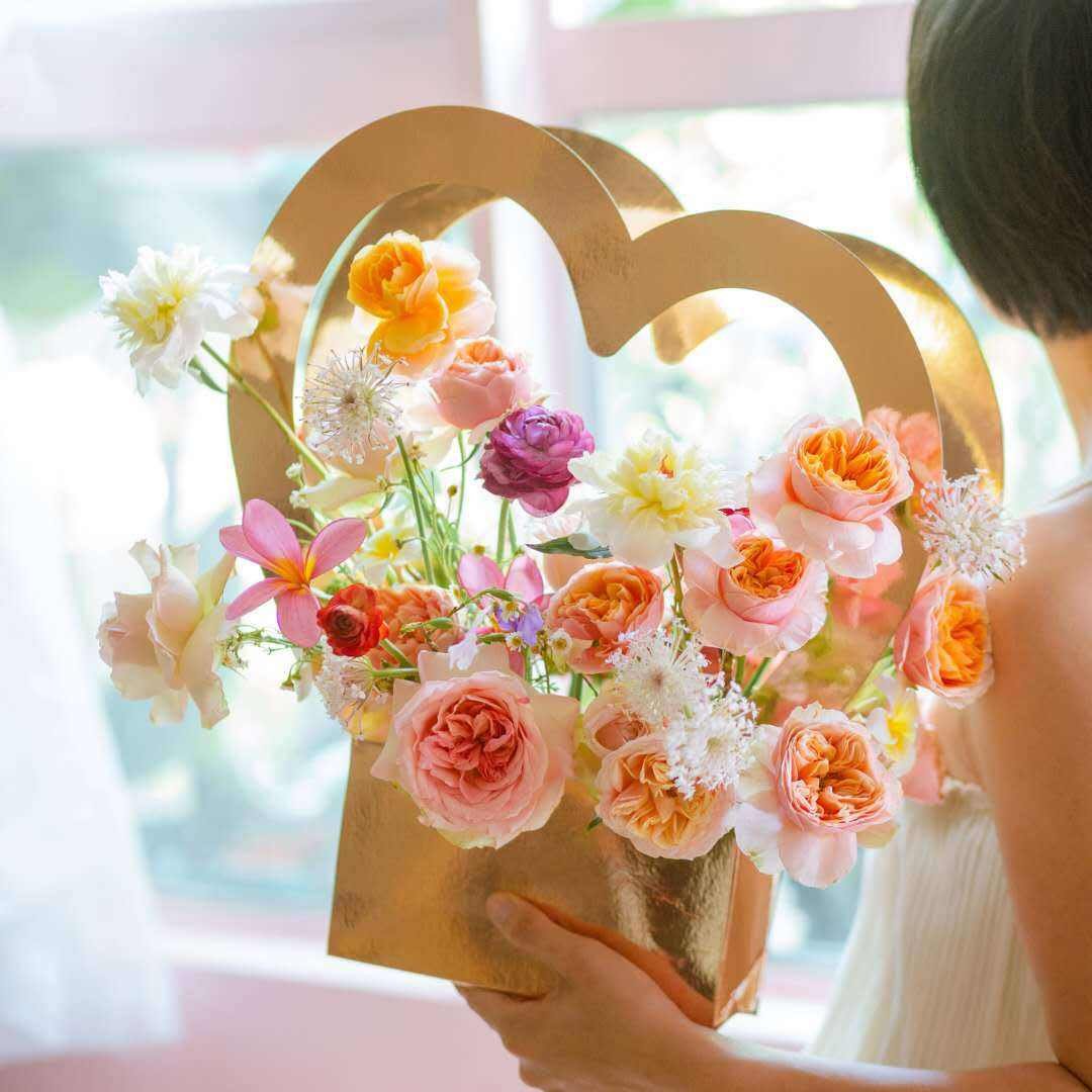 Heart Shaped Rose Boxes Flower Packaging Gift Box For Valentine Day Flower Box Packaging