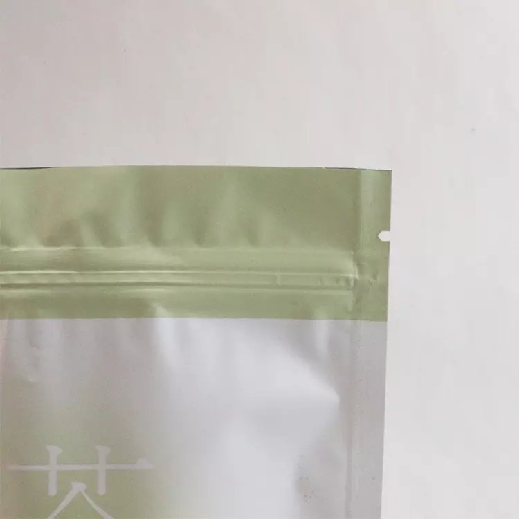 China supplier wholesales zip lock foil stand up empty aluminum foil tea bags packaging