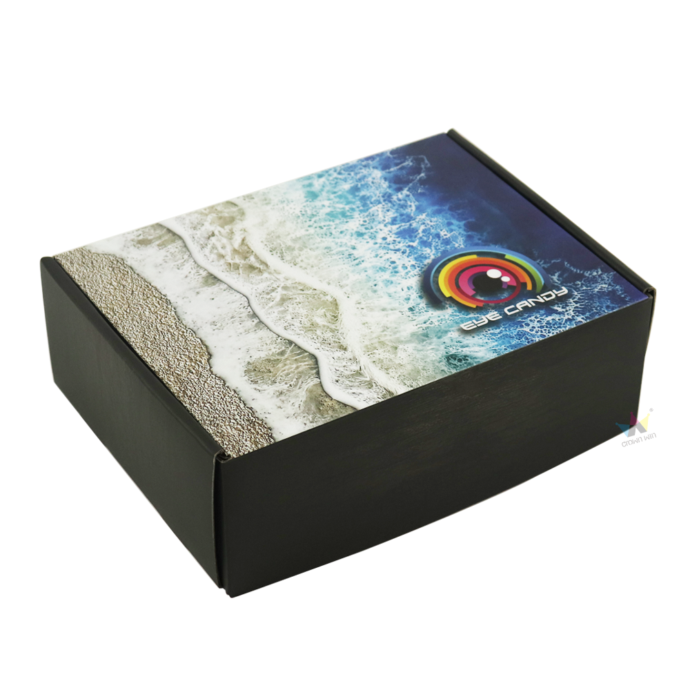 Wholesale Logo Custom Mailer Packaging Cosmetics paper box custom white card carton for shampoo tax shower gel packaging box