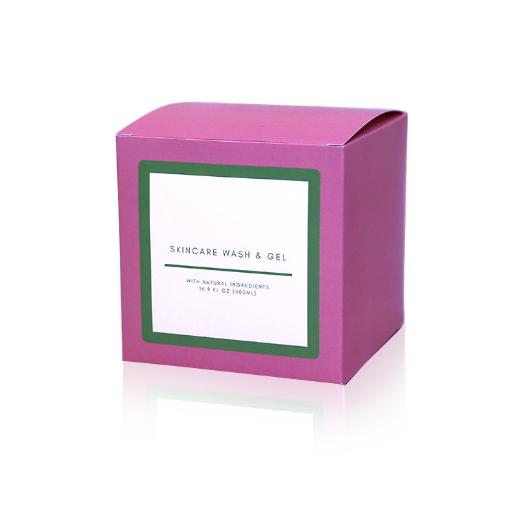 custom printing small packaging paper box for cosmetic beauty product bottle