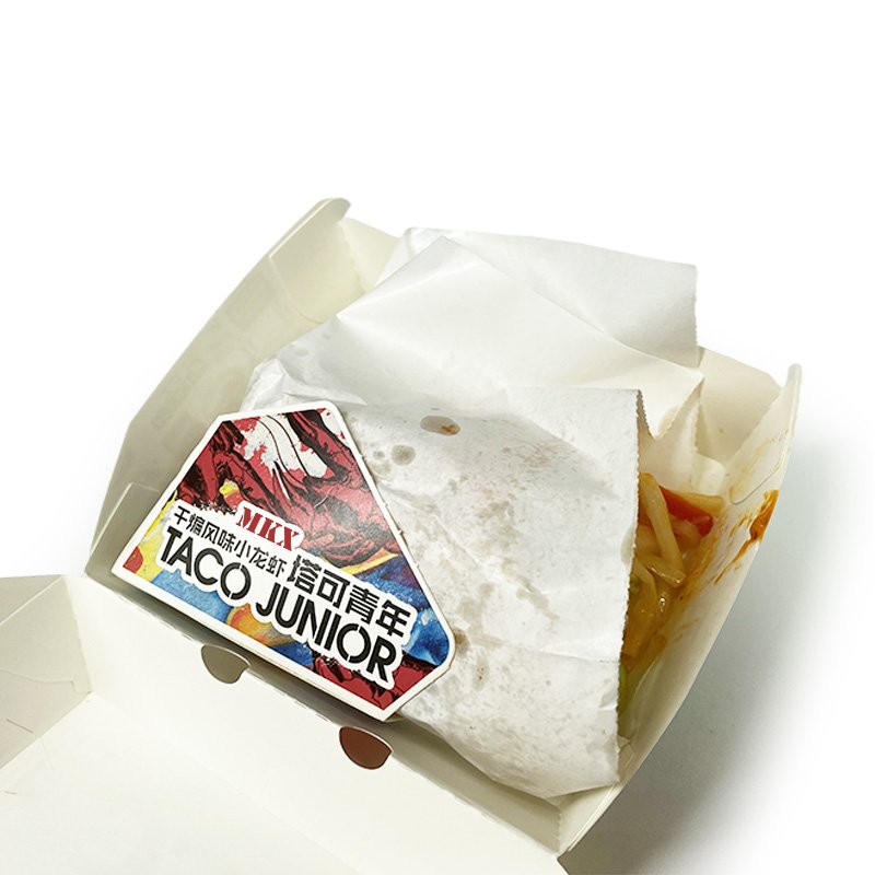 Disposable Eco Heavy Duty Box Grease Resistant Black Dish Chicken Plate Kraft Boxes Hot Dogs Tacos Paper Food Trays