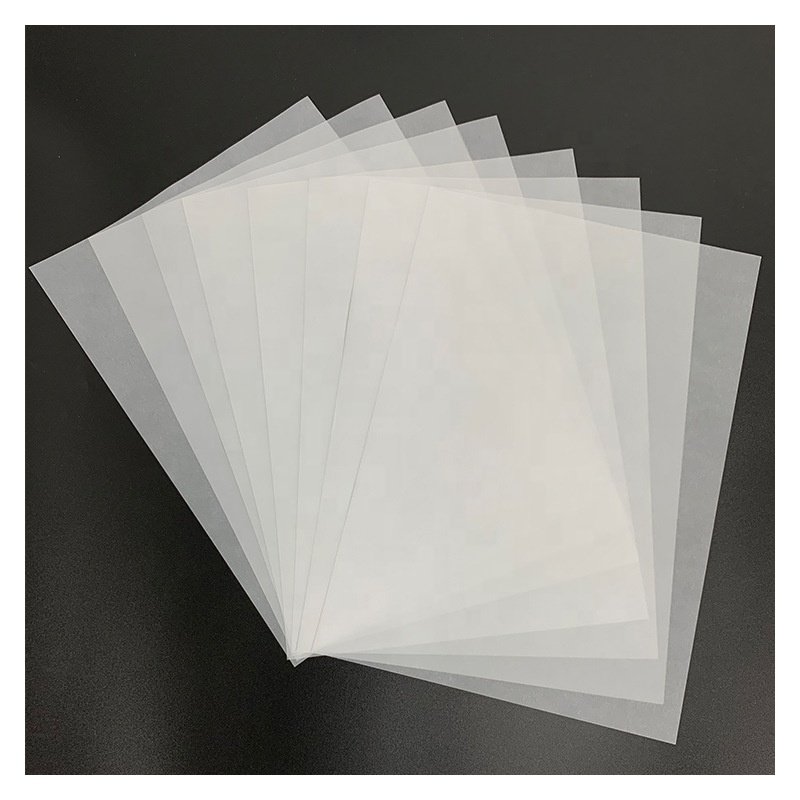 Factory 50 Microns Printable Transparent Wrapping Paper Tracing Paper For Packaging
