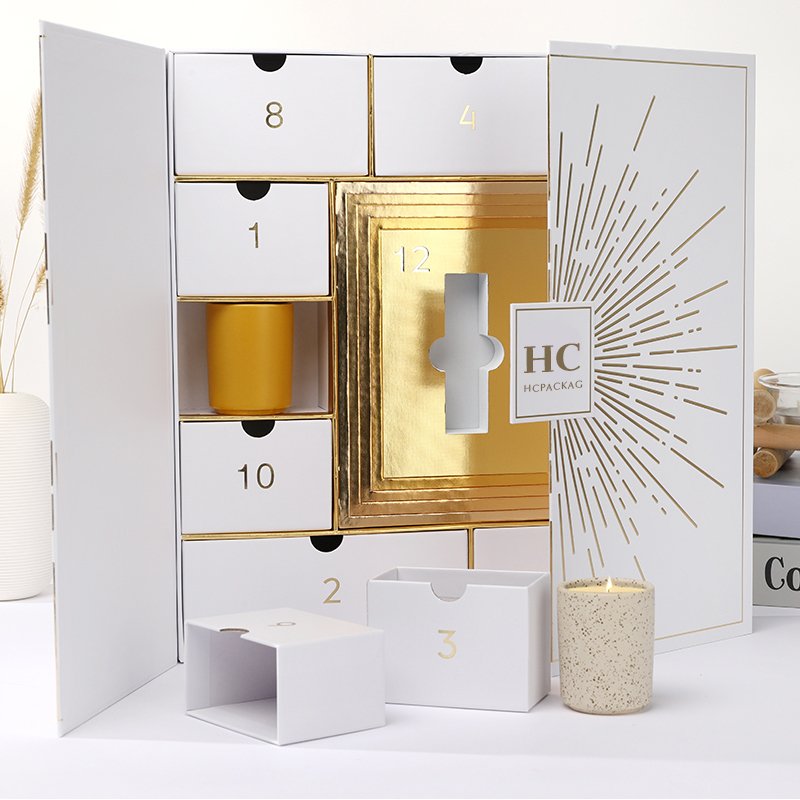 luxury candle gift set box customized candle jar and box candle gift set with box