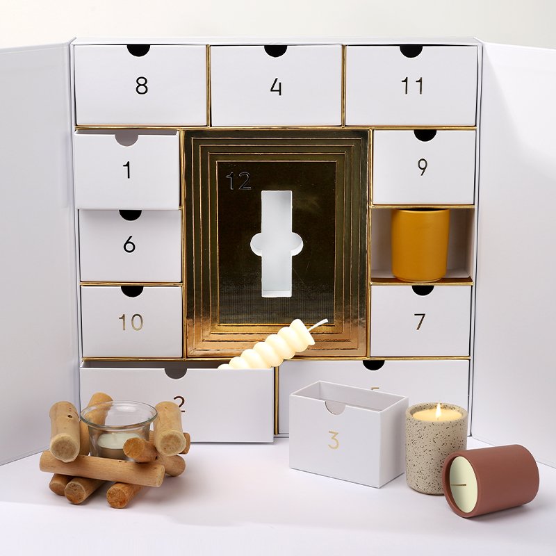 luxury candle gift set box customized candle jar and box candle gift set with box