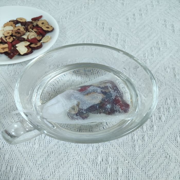 10*15cm Eco-Friendly Paper Filter Tea Bags with Cotton Drawstring Heat-Sealed Empty Loose Leaf Tea for Household Food Coffee Use