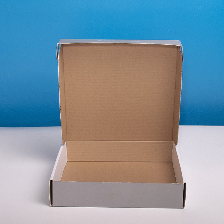 Free Design Small Corrugated Cardboard Packaging Mailer Shipping Boxes For Amazon Small Electrics Products With Self-insert