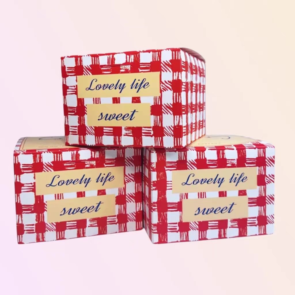 Wholesale Card Paper Printed Logo Cake Container Cookies Box Candy Storage Box Cheesecake Pastry Packaging Scone Boxes with Logo