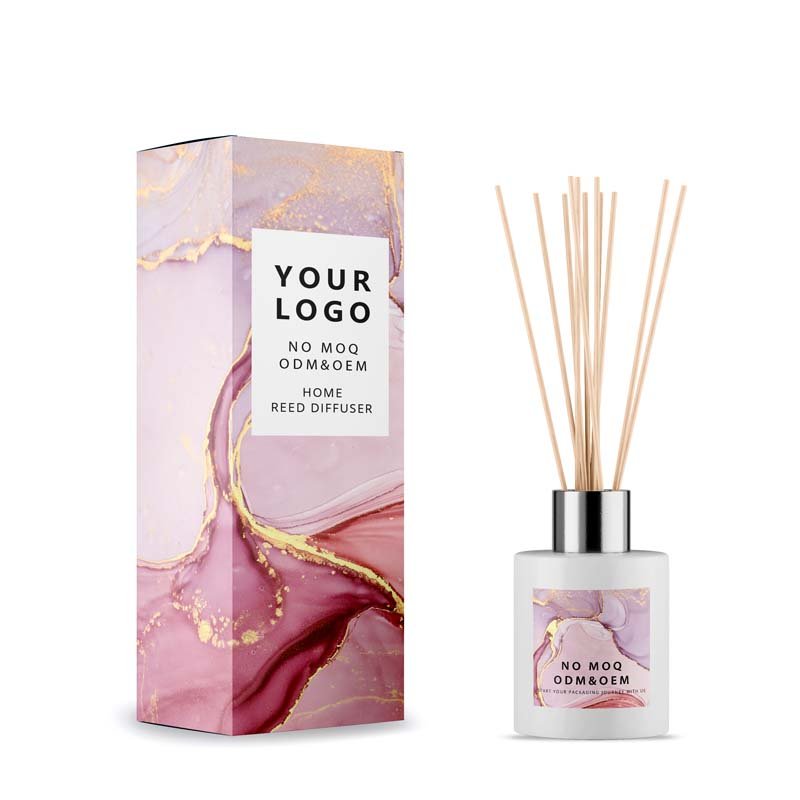 Custom Reed Diffuser Packaging Boxes Luxury Paperboard Packaging Boxes For Reed Diffuser