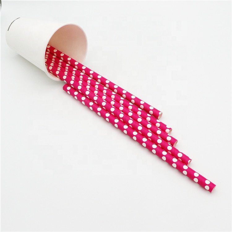 High Quality Manufacturers Kraft Straws Decorative Plain White Paper Straw Rolls 6MM*197MM
