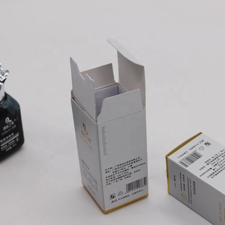 Bio-degradable Beauty Carton Empty Essence Face Cream Luxury Gift Makeup Set Cosmetic Packaging Paper Color Box For Cosmetic