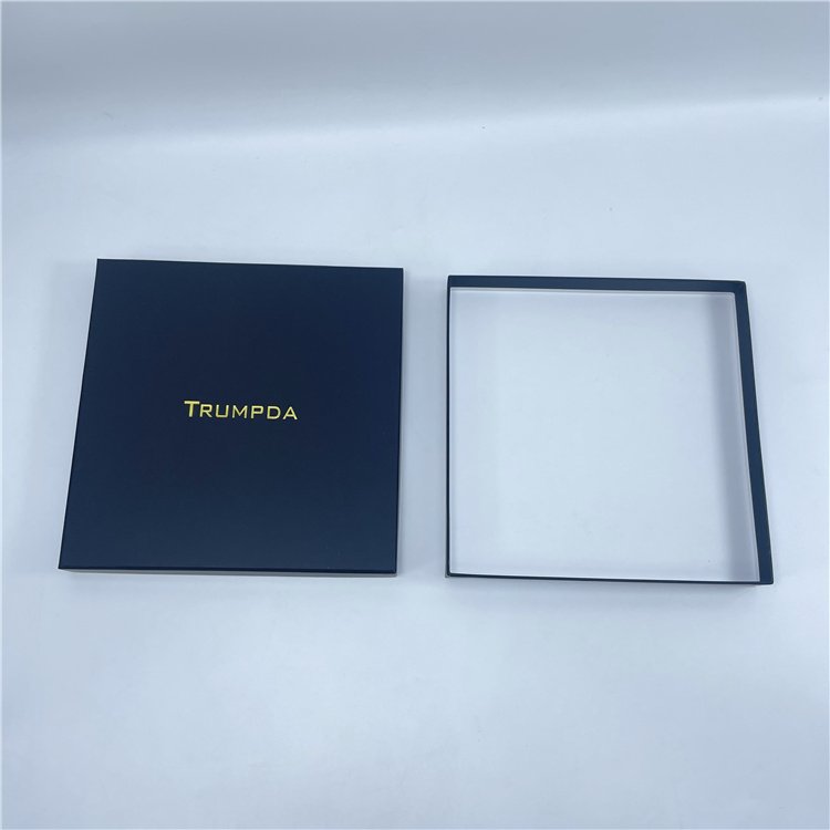 Experienced Verified Supplier Cardboard Packaging Logo Stamping Headscarf Small Packaging Hard Box With Lid Base Box Recyclable