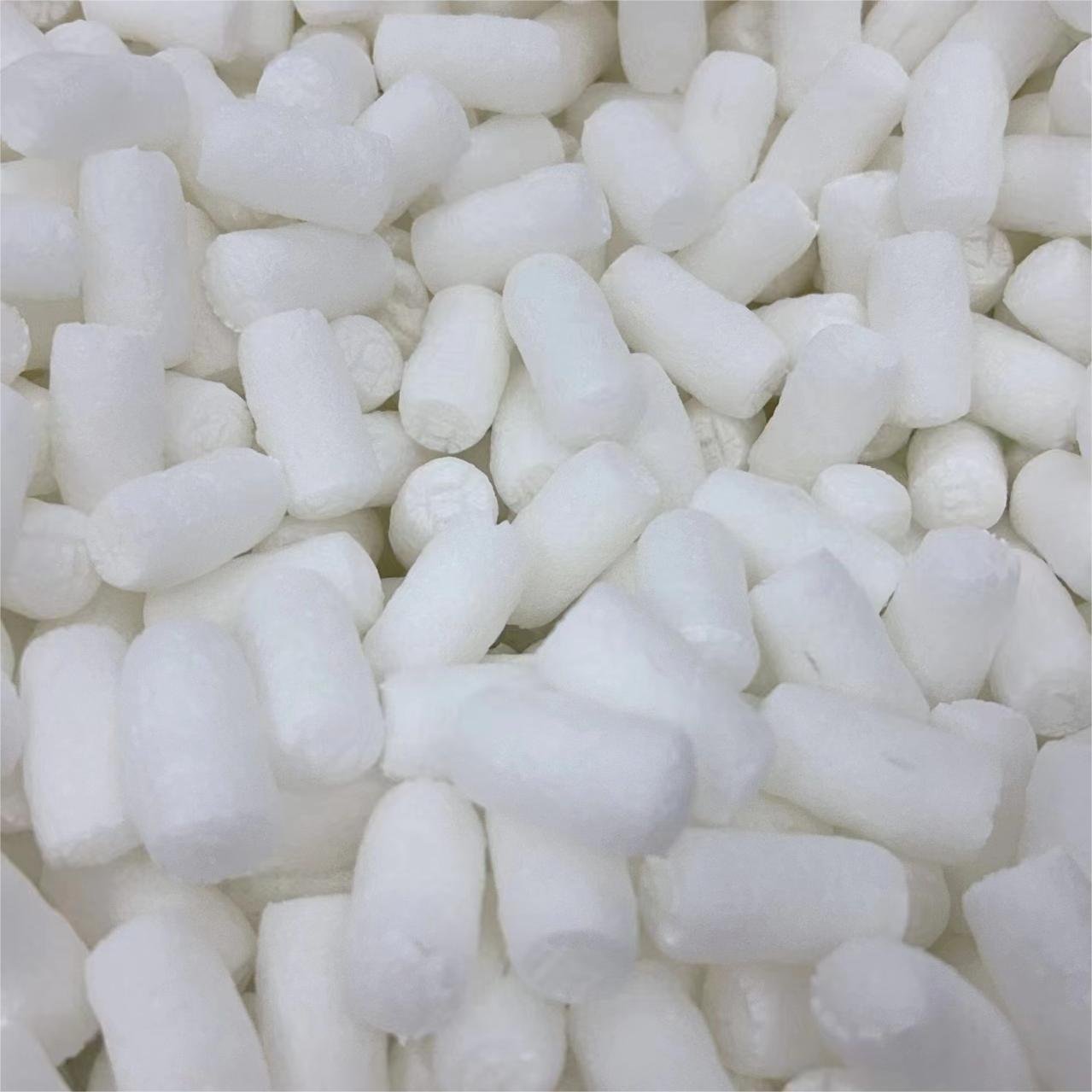 2*4 ultra white degradable foam particles Low carbon environmental protection starch buffer foam particle packaging paper