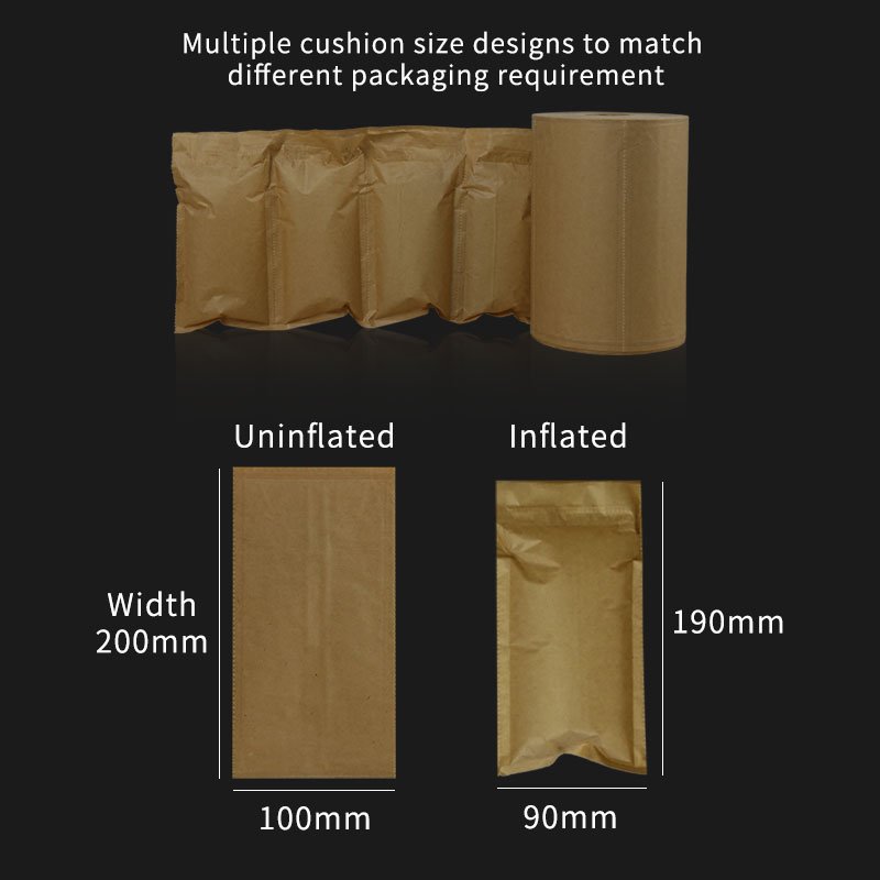 ULINEpak 100% biodegradable paper air pillow for packaging