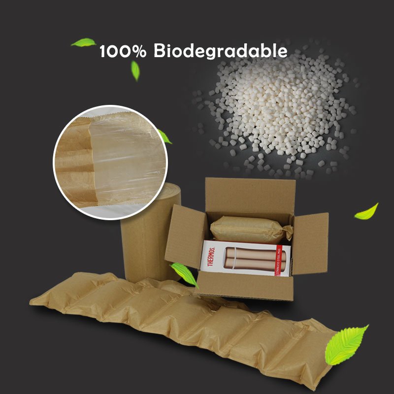 ULINEpak 100% biodegradable paper air pillow for packaging