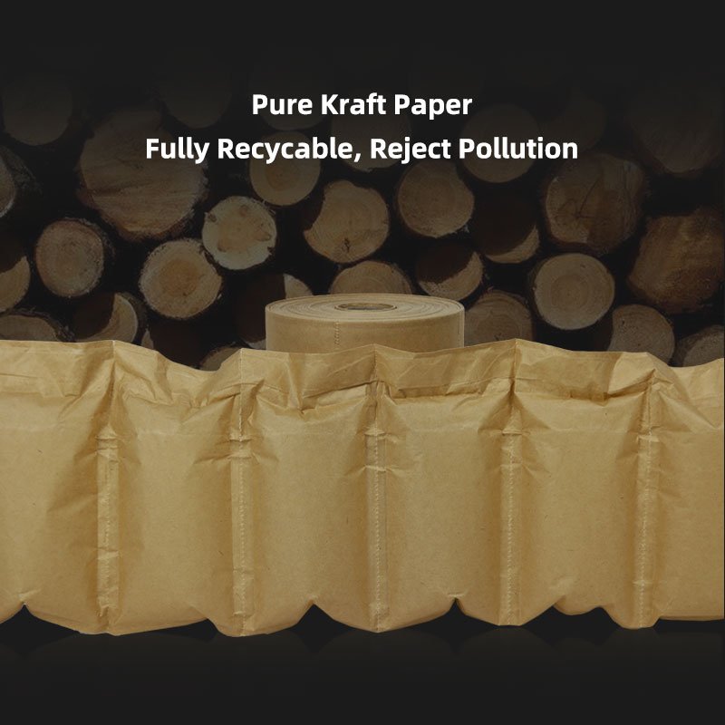 ULINEpak 100% biodegradable paper air pillow for packaging
