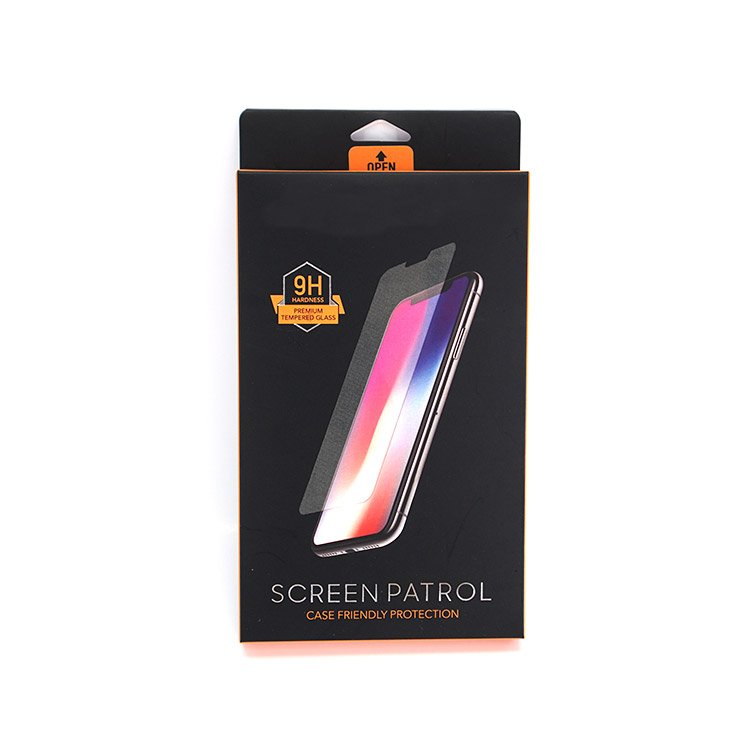 Art Paper Tempered Glass Package Box Phone Screen Protector Packaging Box Tempered Glass Screen Protector Packaging Boxes