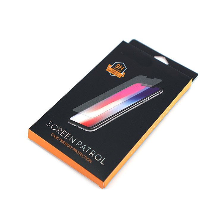 Art Paper Tempered Glass Package Box Phone Screen Protector Packaging Box Tempered Glass Screen Protector Packaging Boxes