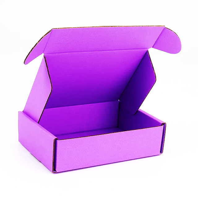 Customized color printed corrugated cardboard mailing packaging paper box suitable for clothing and underwear packaging