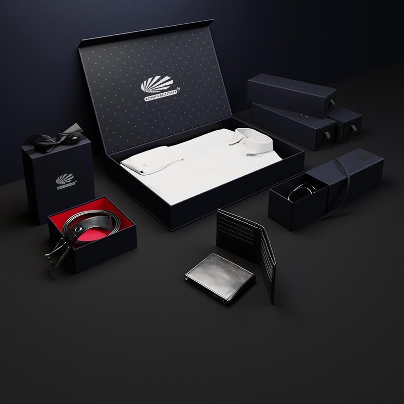 Custom Luxury Large Premium Magnetic Closure Flip Top Mailer Rigid Cardboard Packaging Magnet Boxes Matte Black Paper Gift Box