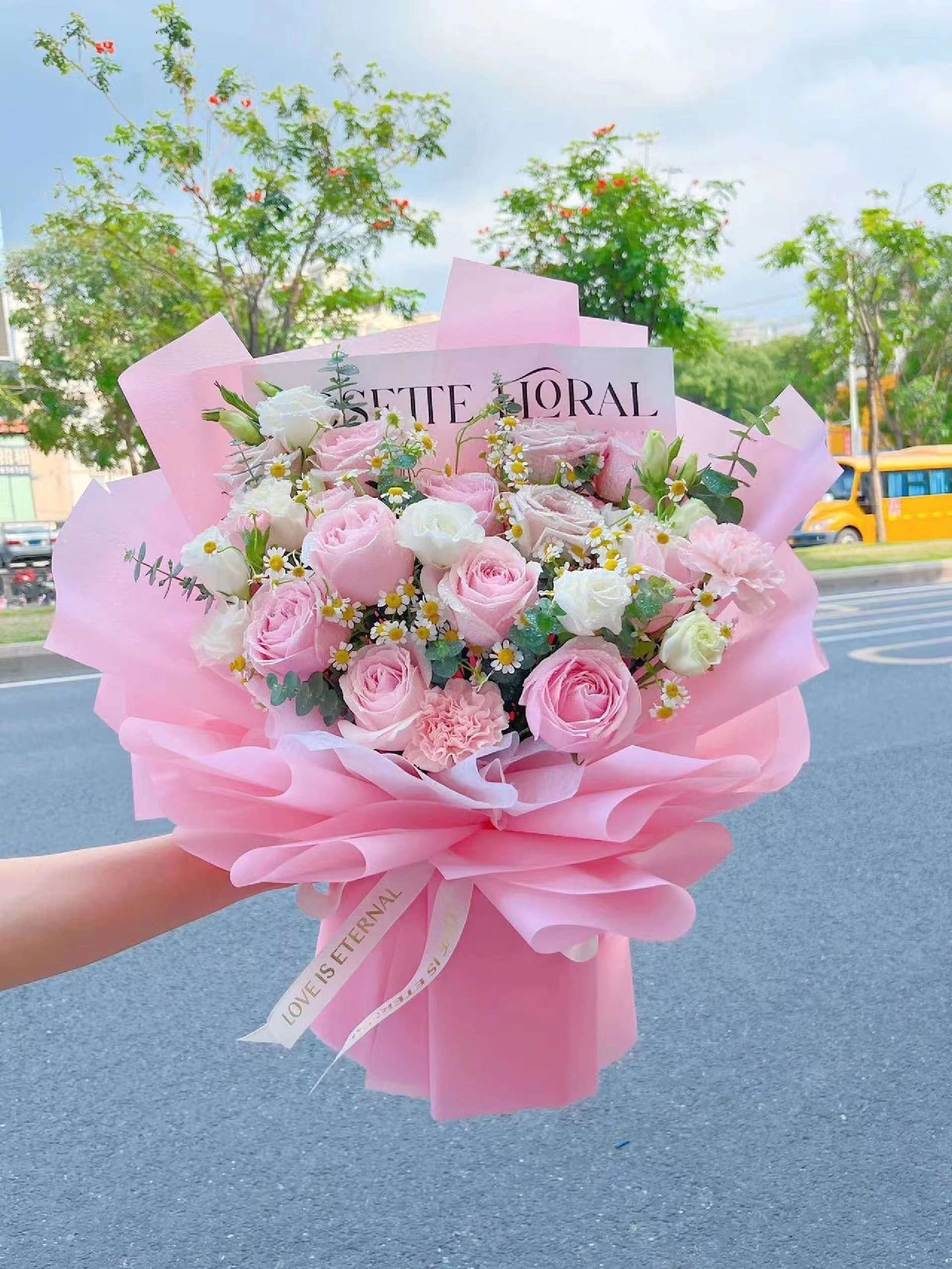 Waterproof Wrapping paper For Flower Gift For packaging Floral Custom Bouquet Wrapping paper Flowers Wrapping paper