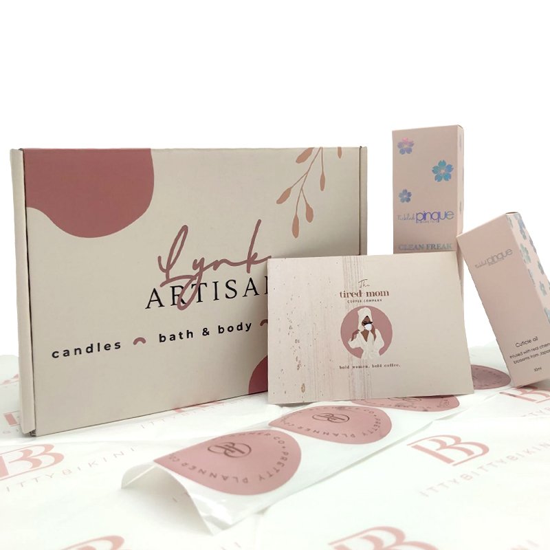 Custom Package Cosmetic Bottle Eyelash Bath Bomb Packaging Corrugated Paper Shipping Boxes For Packiging With Self Adhesive