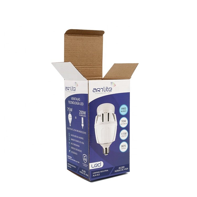 High Quality Art Paper Cardboard Small Paper Boxes For Kid Toys Light Bulb Packaging