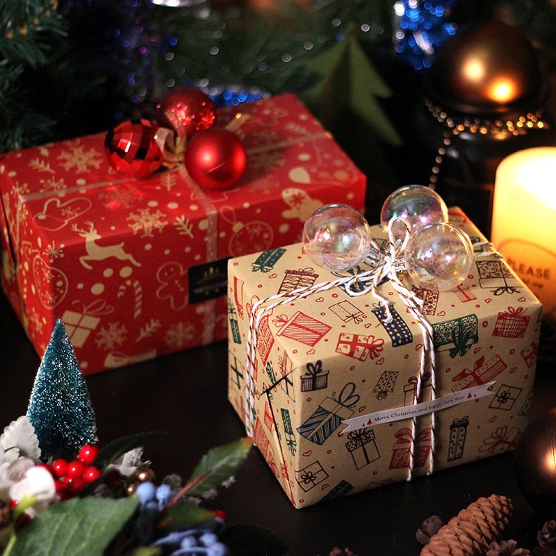 Custom Printed Logo size flower wrapping paper bouquets wrapping paper for gifts packaging wrapping paper