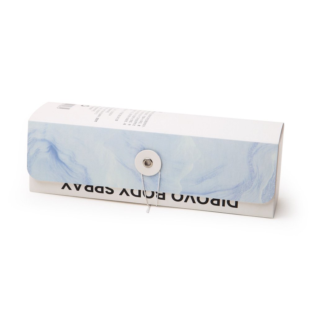 Custom Luxury waterproof Moisturizing lip balm Box paper cardboard packaging boxes With String And Button Paper Box