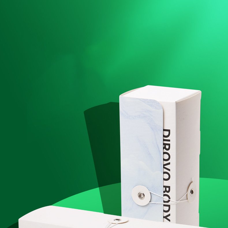 Custom Luxury waterproof Moisturizing lip balm Box paper cardboard packaging boxes With String And Button Paper Box