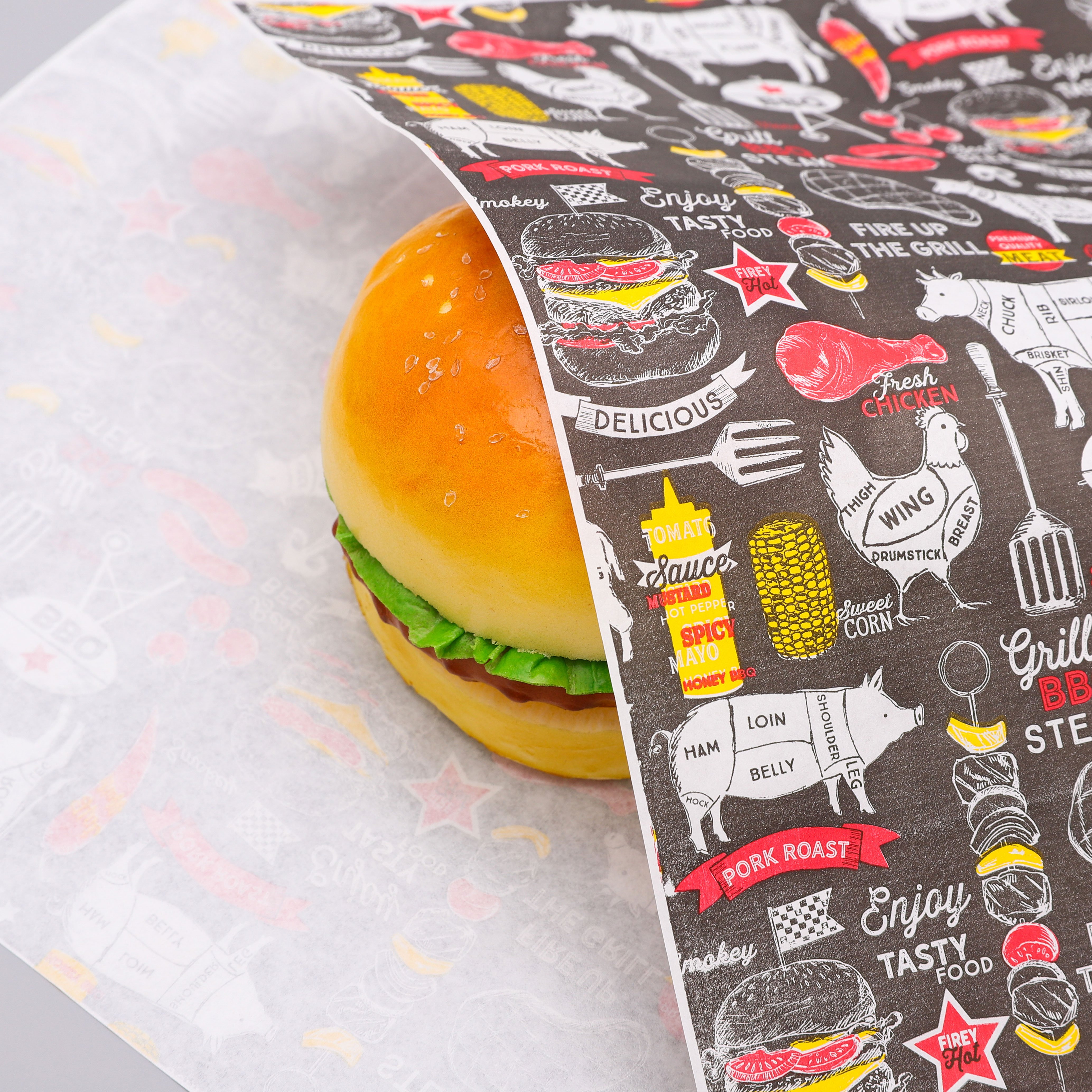 Food-grade Deli Wax Paper Sheet Baking Tools Kitchen Gadgets Oil paper Food Wrapping Paper For Bread Sandwich