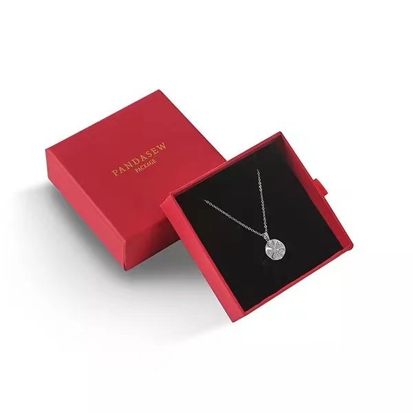 Customized luxury storage Pearl Necklace Earrings jewelry packaging box