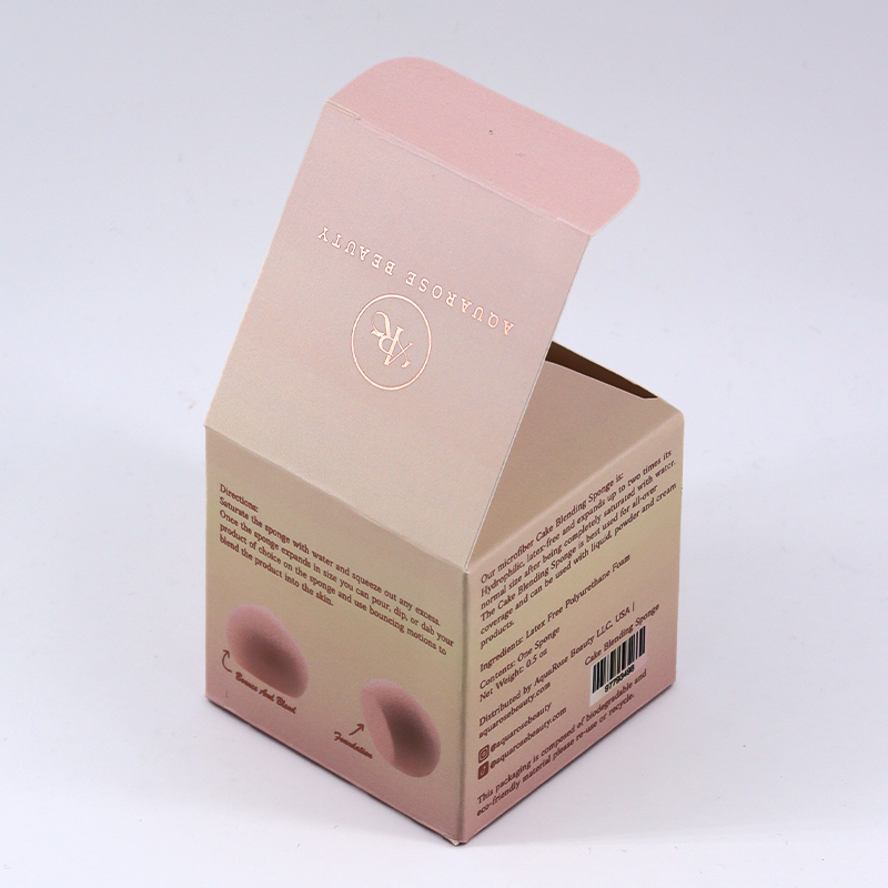Eco Friendly Carton Box skincare Box for Packaging bottle glass Cardboard Box packaging
