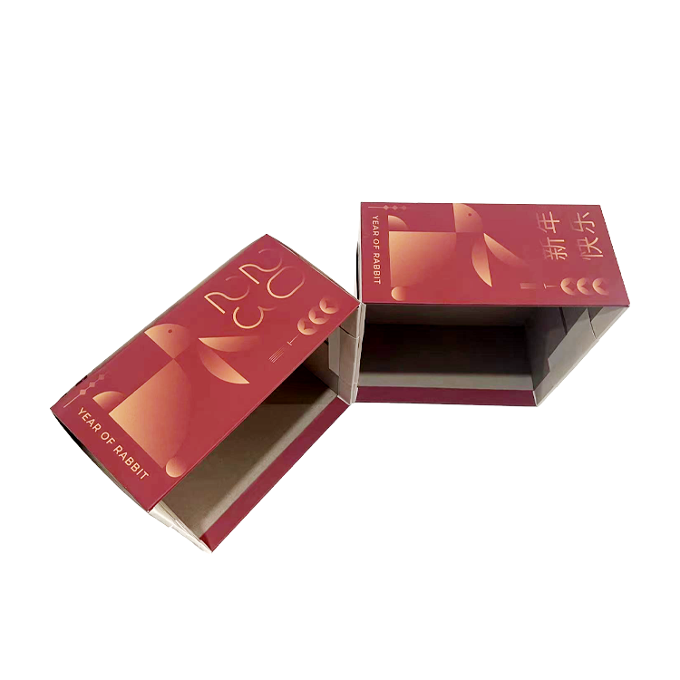 Custom Luxury Cardboard Grey Board Box Holiday Packiging Shipping Box Large Gift Packaging Paper Box