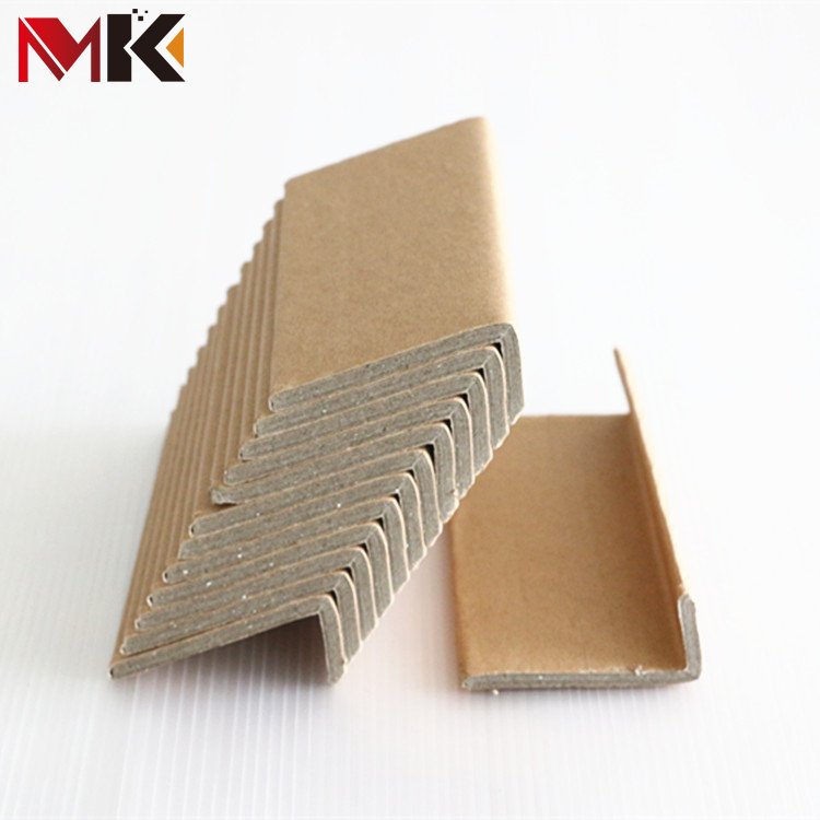 L-Shape Pallet Carton Paper Angle Protector 50x50x4 Corner Board Kraft Cardboard Paper Corner Protector For Packaging