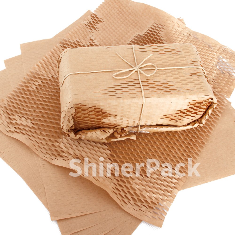 Wholesale 100% Biodegradable Honeycomb Wrapping Paper Honeycomb Kraft Packing Paper Sheet Honeycomb Paper For Packaging
