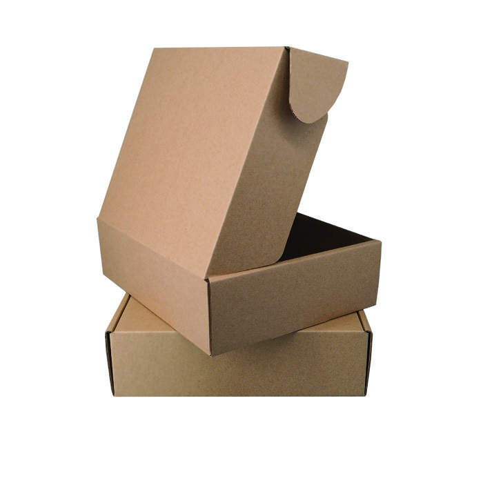 Stock Packaging Boxes NO logo big hard kraft paper recycled shipping corrugated mailer box