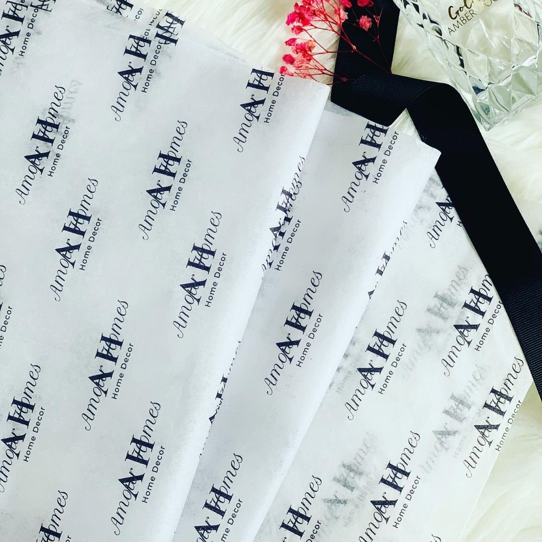 Luxury Eco Friendly Custom Logo Printed Tissue Wrapping Paper Packaging Tissue Paper For Clothing