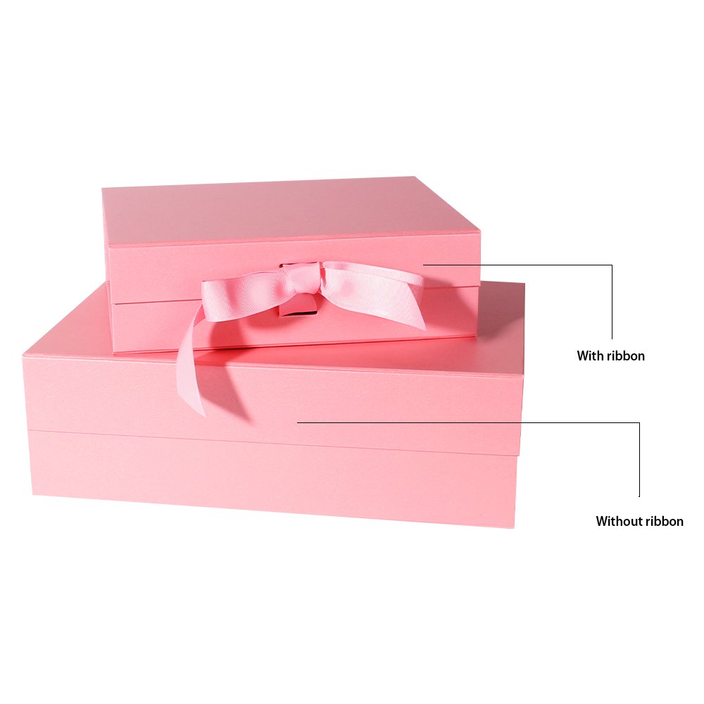 Wholesale Custom Logo Small Business Clothing Foldable Kind Gift Box Folding Magnet Paper Packaging Boxes With Ribbon