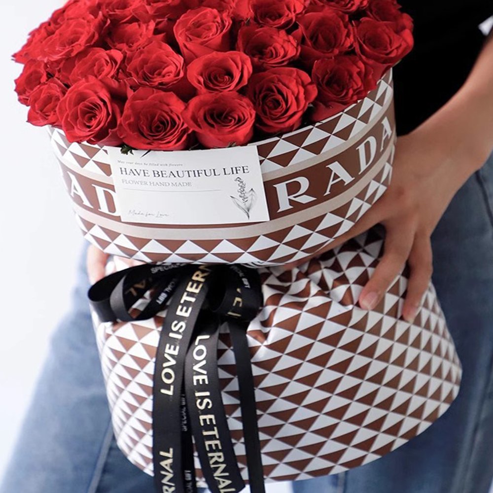 Hot sale Luxury series Flower packaging paper Waterproof Floral Gift Wrapping Paper